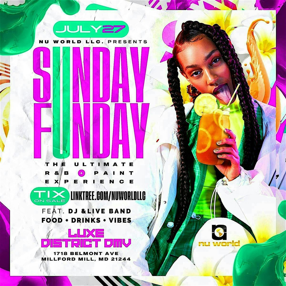R&B SIP + PAINT EXPERIENCE (Sunday Funday), 27 July | Event in Woodlawn | AllEvents