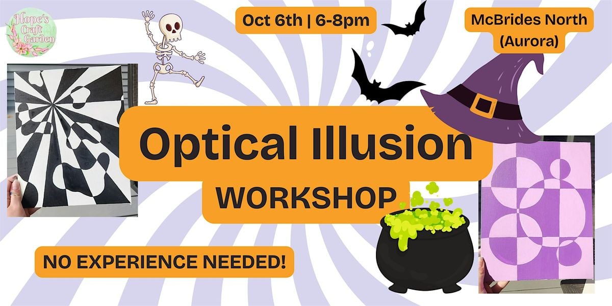 Optical Illusion Workshop, 6 October | Event in Aurora | AllEvents