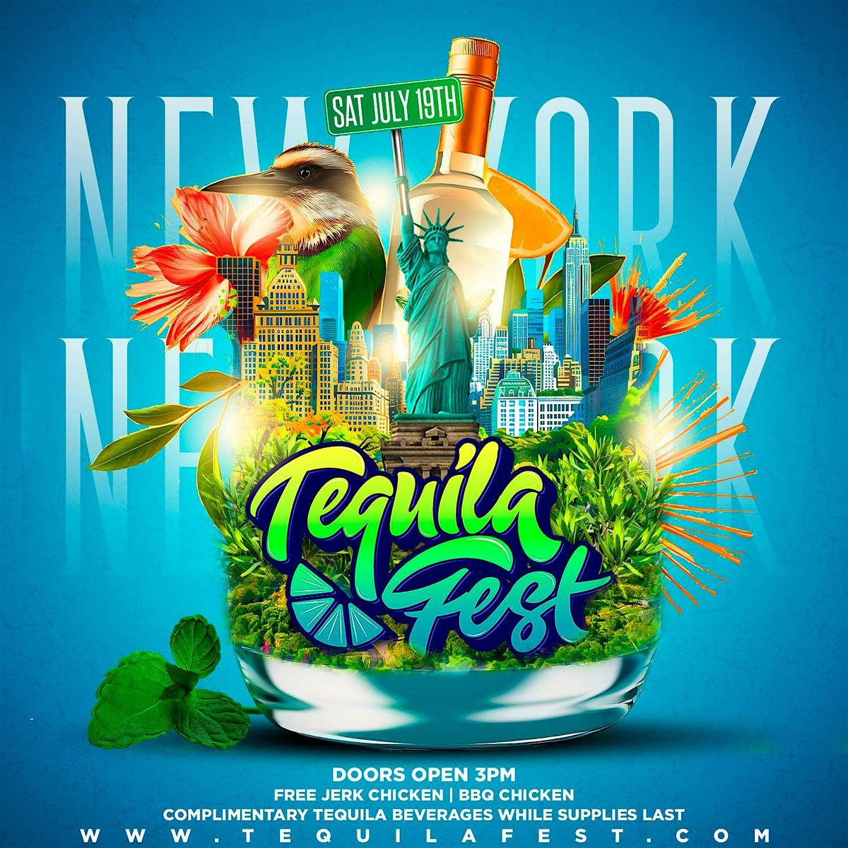 TEQUILA FEST NEW YORK CITY 2025, 19 July | Event in Brooklyn | AllEvents