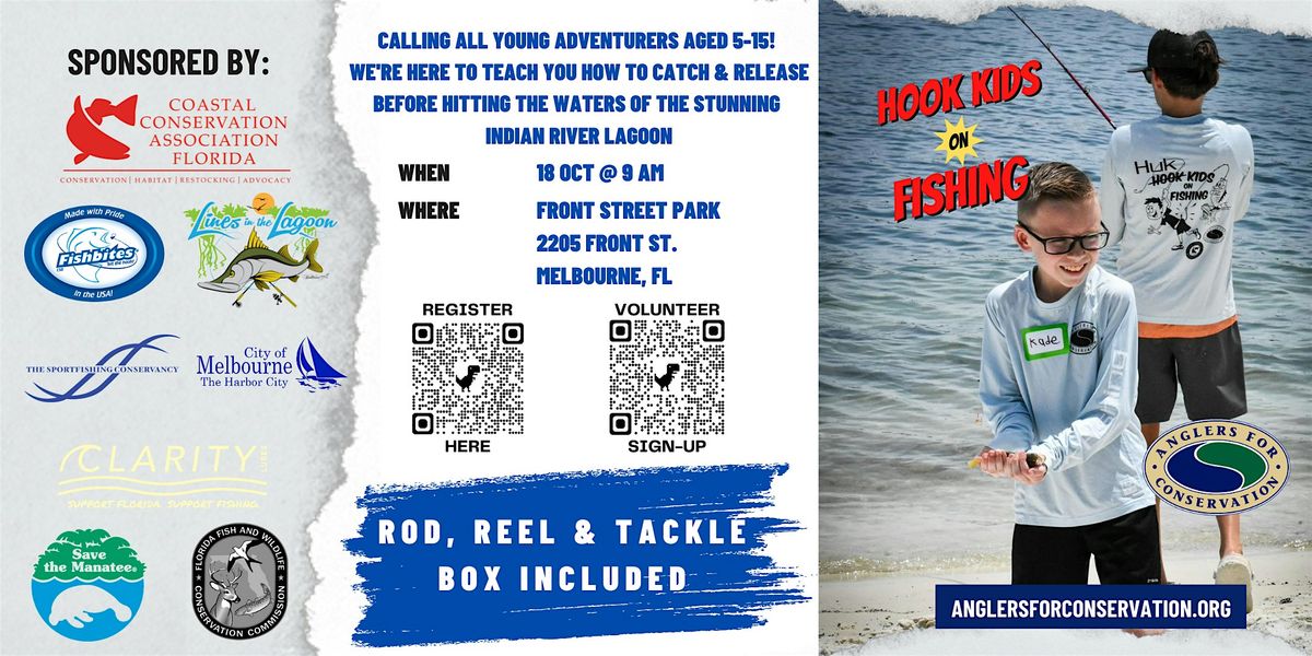 Fall 2025 Hook Kids on Fishing - Indian River Lagoon Festival, 18 October | Event in Melbourne | AllEvents