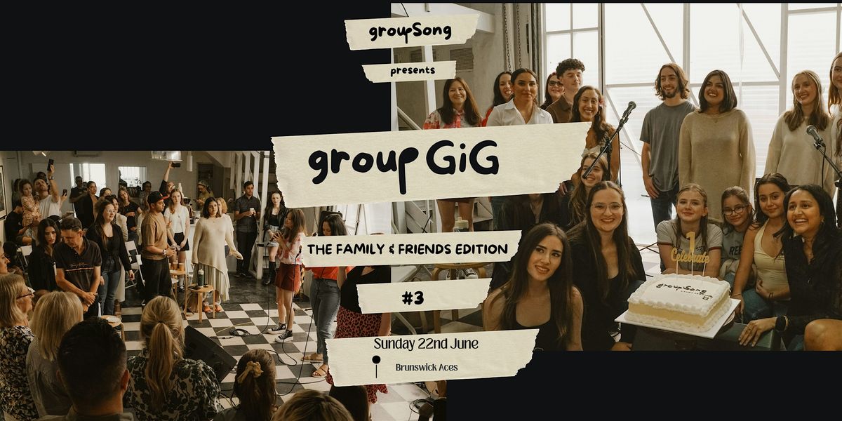 groupGig #3: Session 1, 22 June | Event in Brunswick East | AllEvents