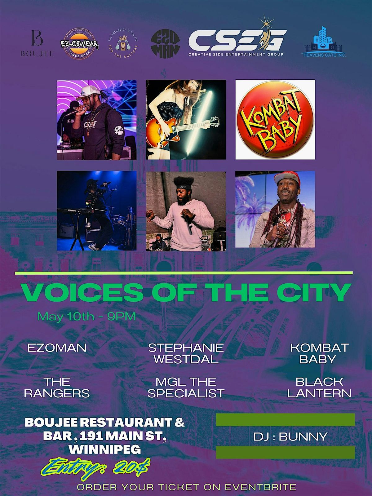 Voices of the city, 10 May | Event in Winnipeg | AllEvents