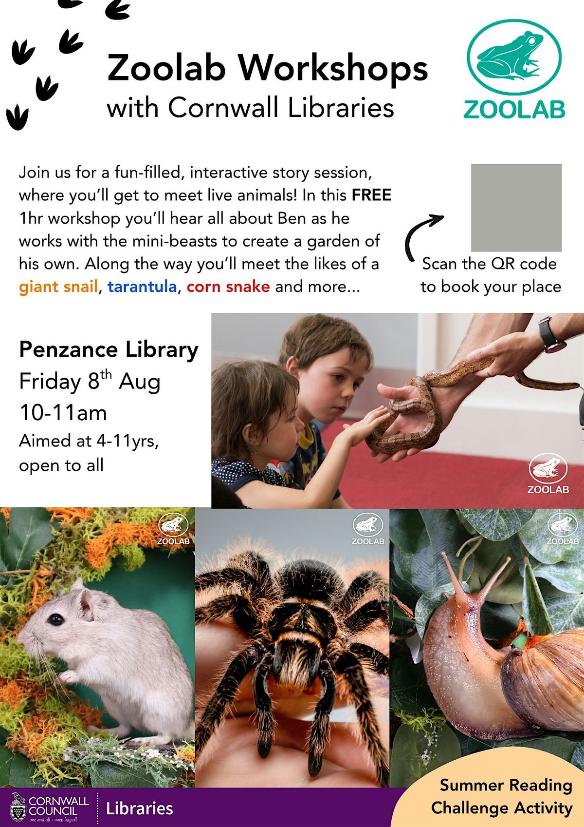 Zoolab Workshop, 8 August | Event in Penzance | AllEvents
