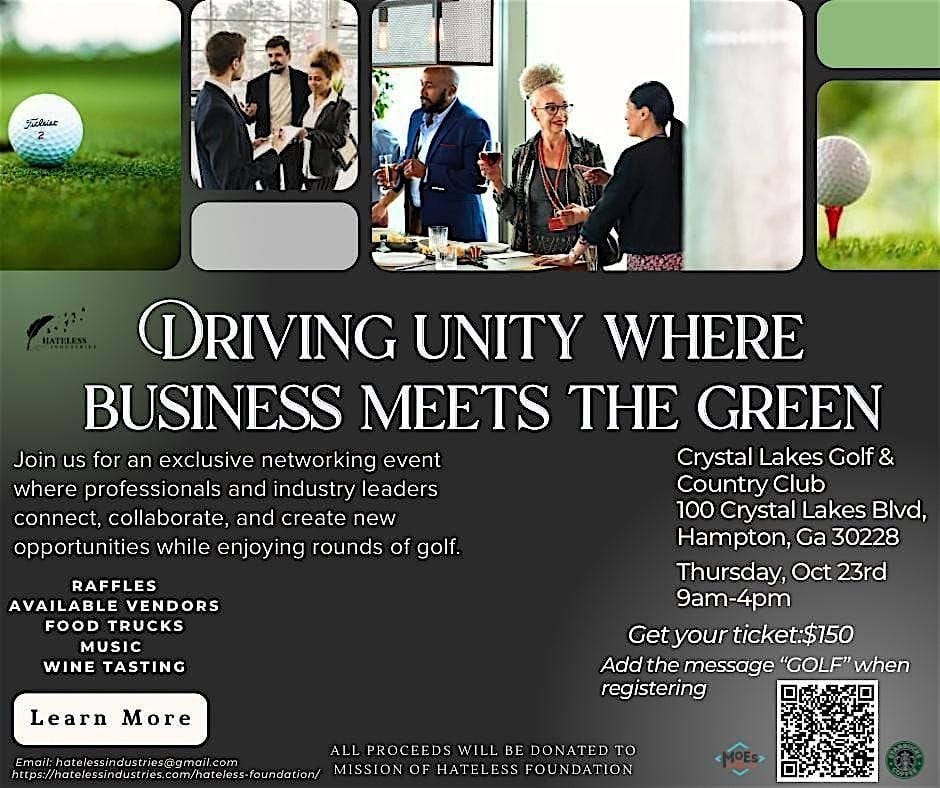 Driving Unity Where Business Meets The Green, 23 October | Event in Hampton | AllEvents
