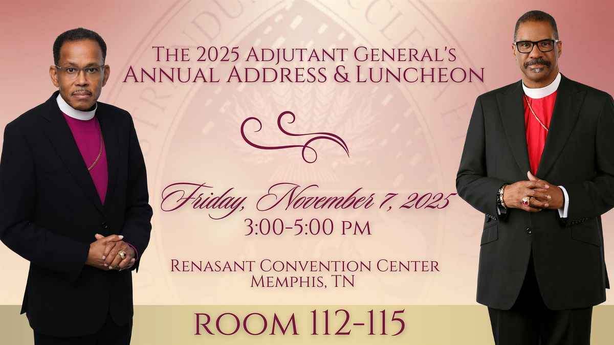 2025 Adjutant General's Annual Address & Luncheon, 7 November | Event in Memphis | AllEvents