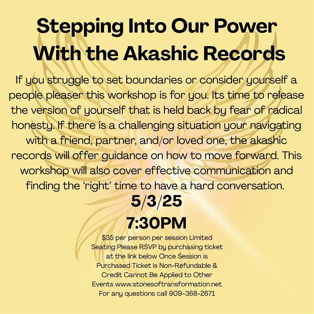 Stepping Into Your Power with the Akashic Records, 3 May | Event in Upland | AllEvents
