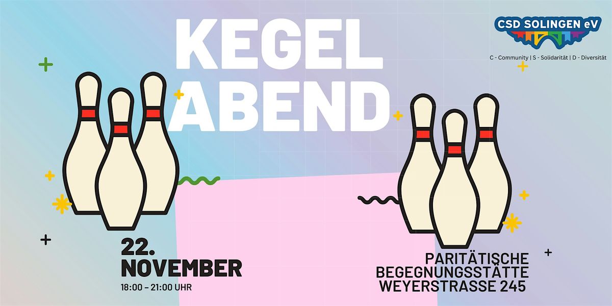 CSD Solingen Kegelabend, 22 November | Event in Solingen | AllEvents