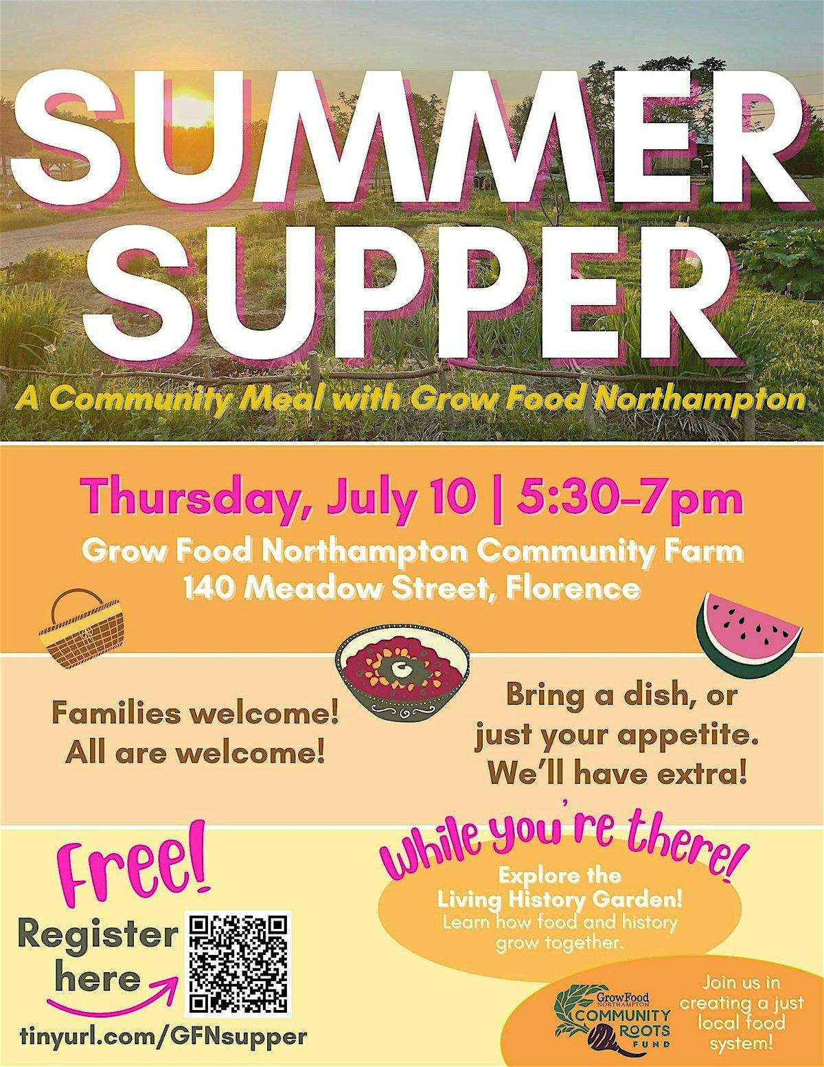 Summer Supper- Community Meal with GFN, 24 August | Event in Northampton | AllEvents