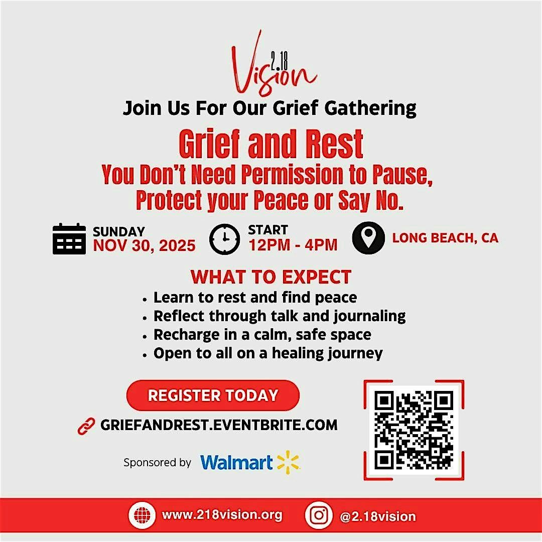 Grief and Rest, 30 November | Event in Long Beach | AllEvents