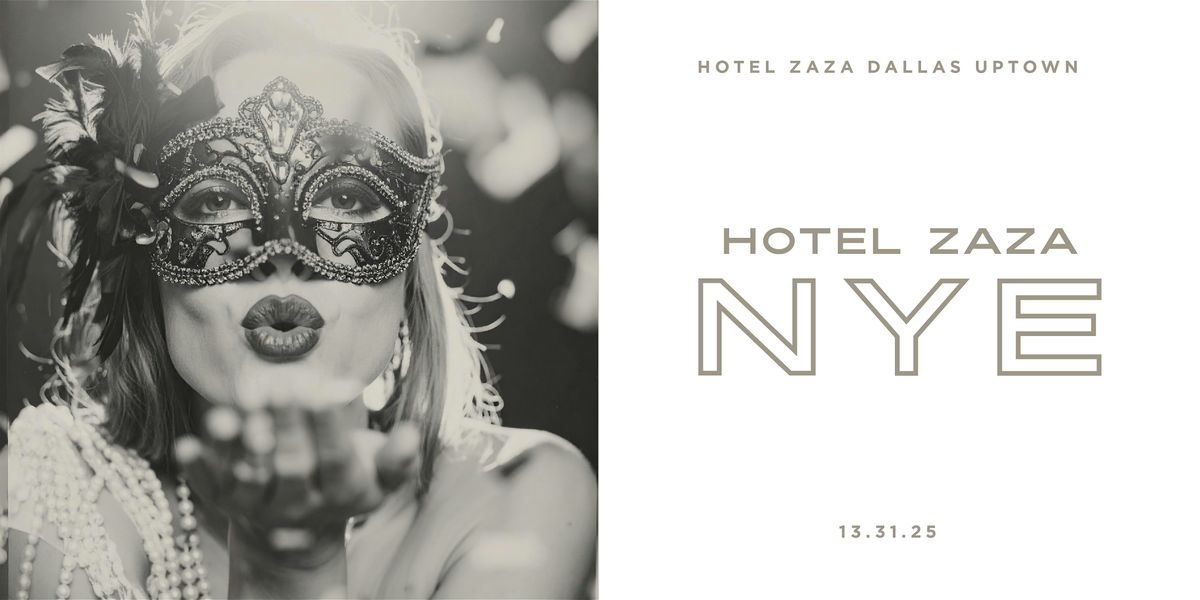 Black &amp; White NYE Masquerade at Hotel ZaZa Dallas