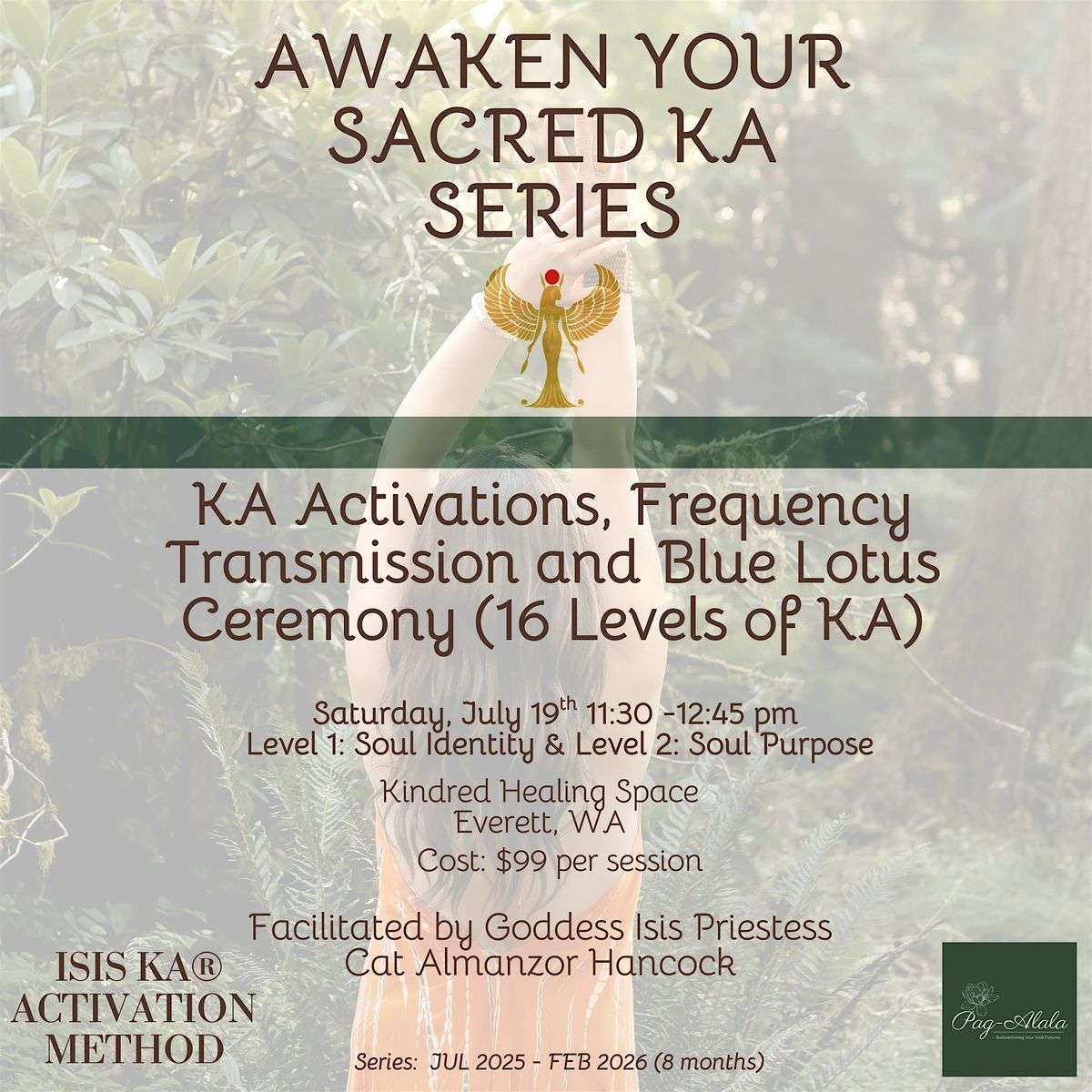 Awaken Your Sacred Ka Series: Level 1 Soul Identity and Level 2 Soul Purpos, 19 July | Event in Everett | AllEvents