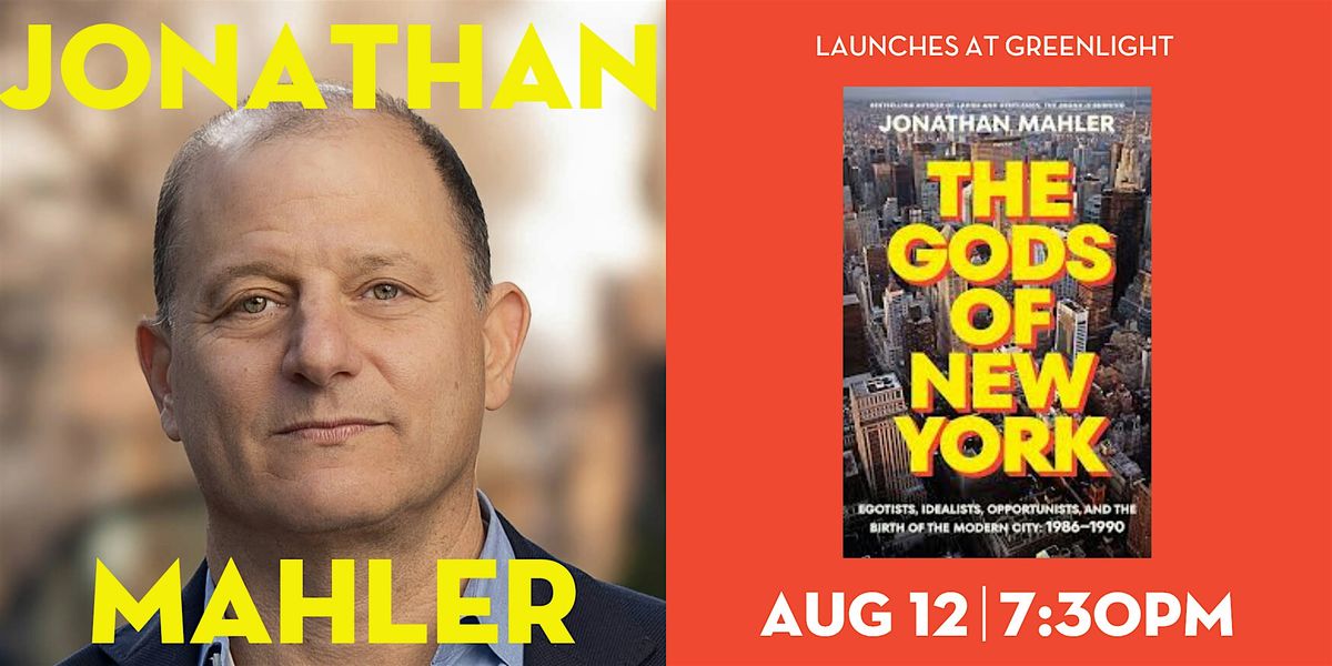 Book Event: Jonathan Mahler, 12 August | Event in Brooklyn | AllEvents