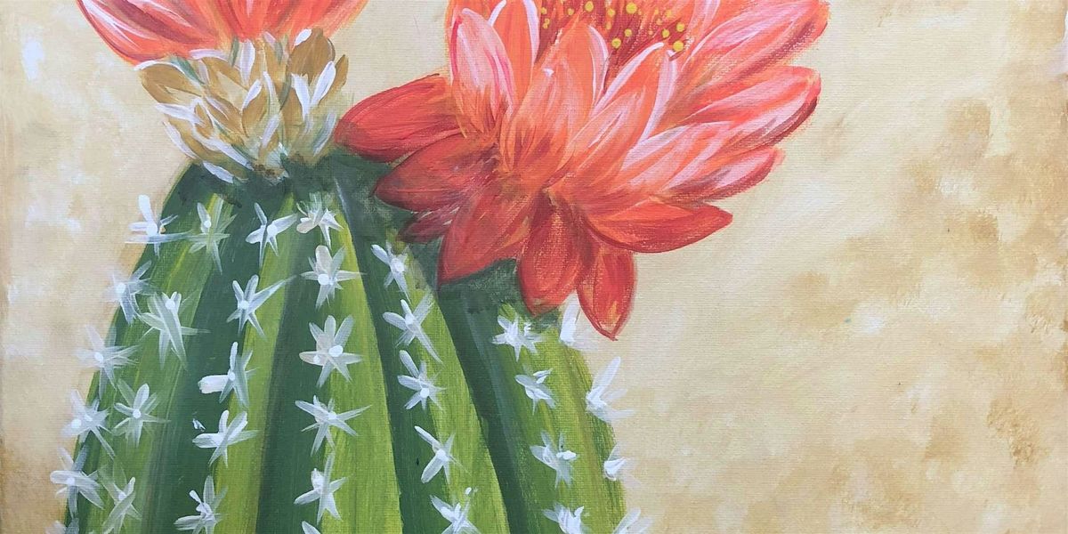 Cactus in Bloom - Paint and Sip by Classpop!™, 22 May | Event in Katy | AllEvents