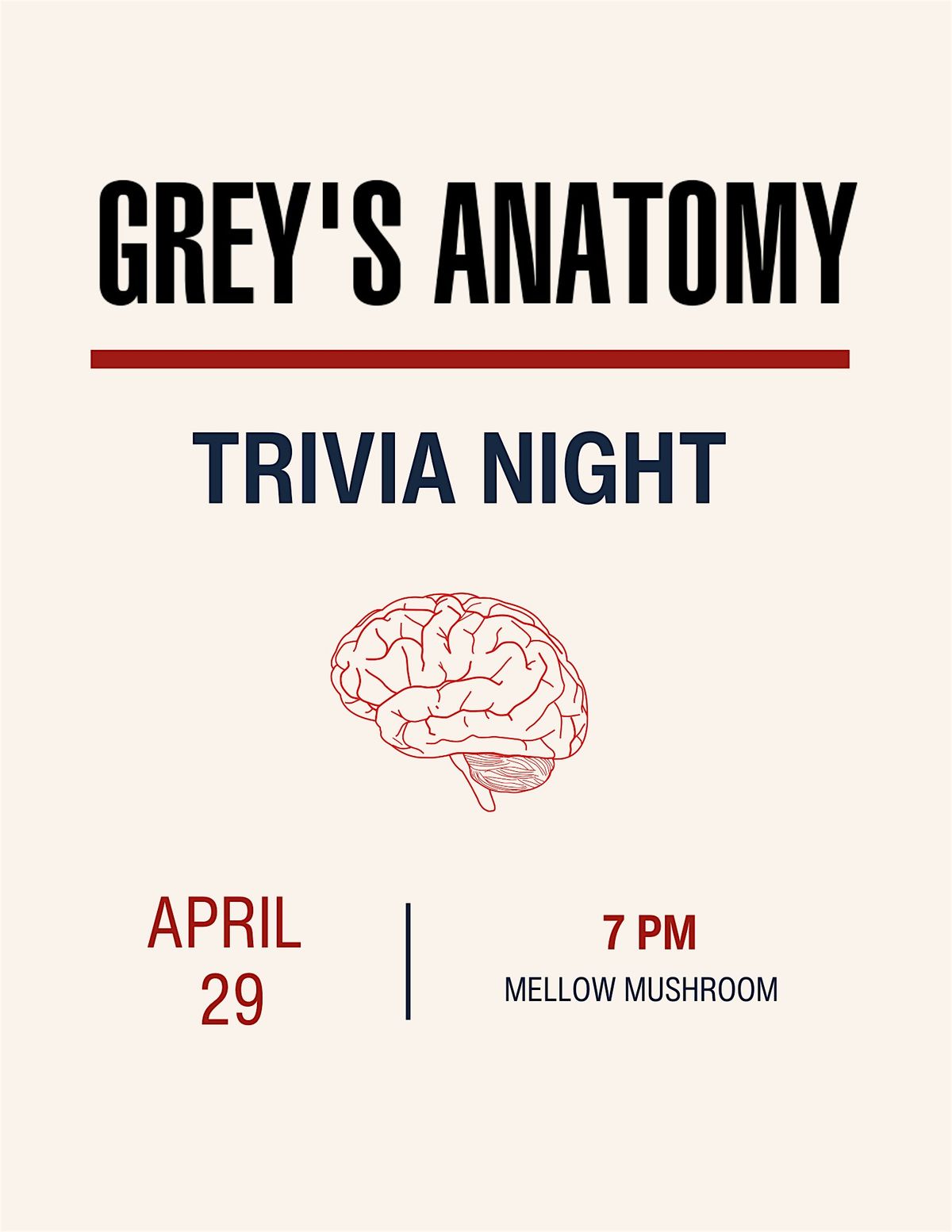 Grey's Anatomy Trivia, 29 May | Event in Statesboro | AllEvents