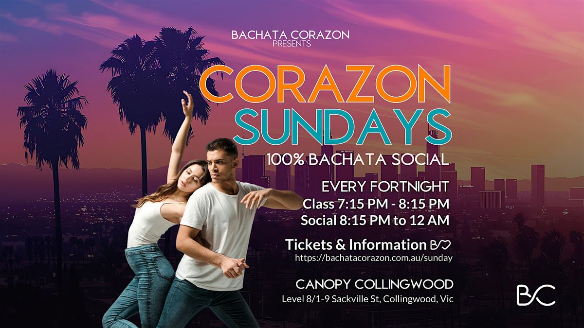 100% Bachata Social - Corazon Sunday | Event in Collingwood | AllEvents
