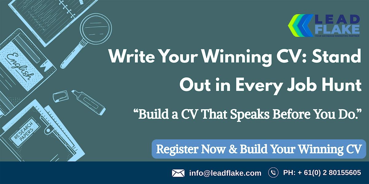 Writing a CV Workshop in Auckland | Event in Auckland | AllEvents