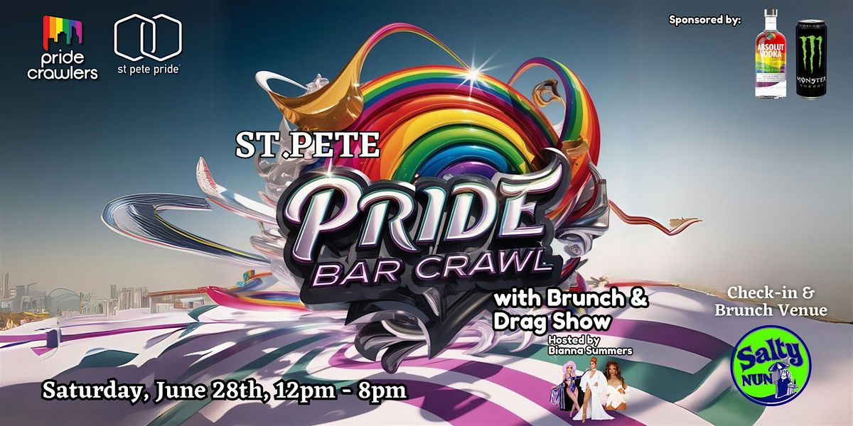 4th Annual St. Pete Pride Brunch & Bar Crawl (Salty Nun), 28 June | Event in St. Petersburg | AllEvents