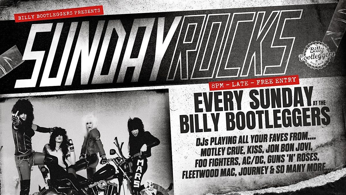 SUNDAY ROCKS - EVERY SUNDAY @ BILLY'S | Event in Newcastle upon Tyne | AllEvents