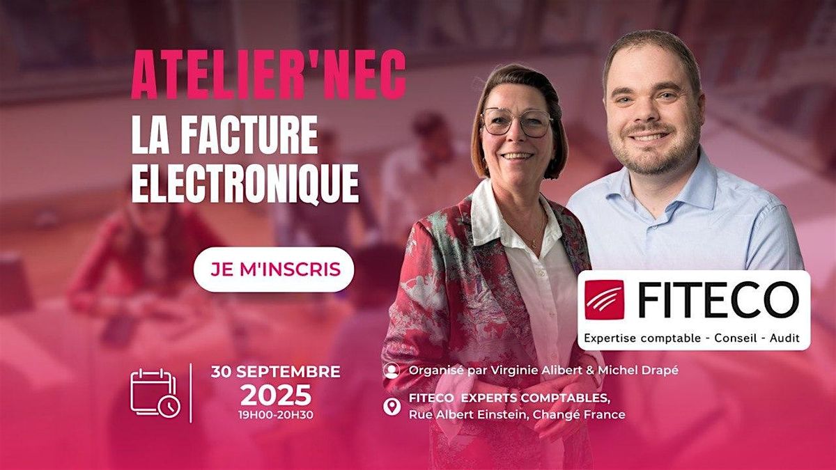 Atelier NEC : La facture électronique, 30 September | Event in Changé | AllEvents