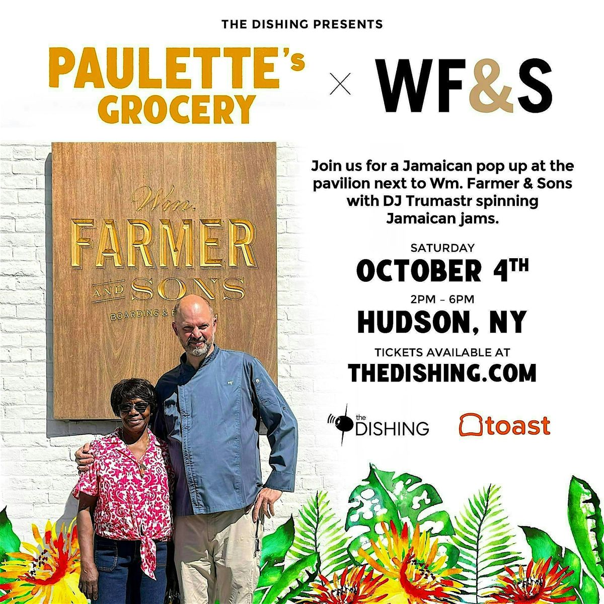 Paulette's Grocery x Wm. Farmer & Sons | Event in Hudson | AllEvents