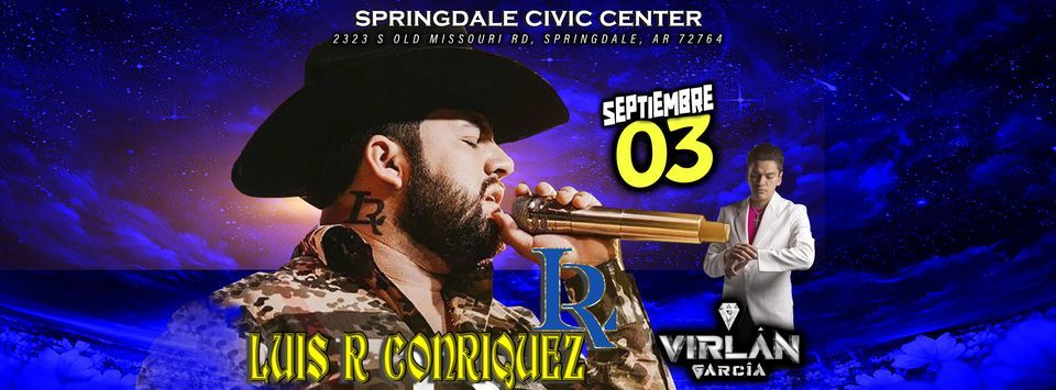 LUIS R CONRIQUEZ Virlan Garcia Springdale Civic Center September 3 