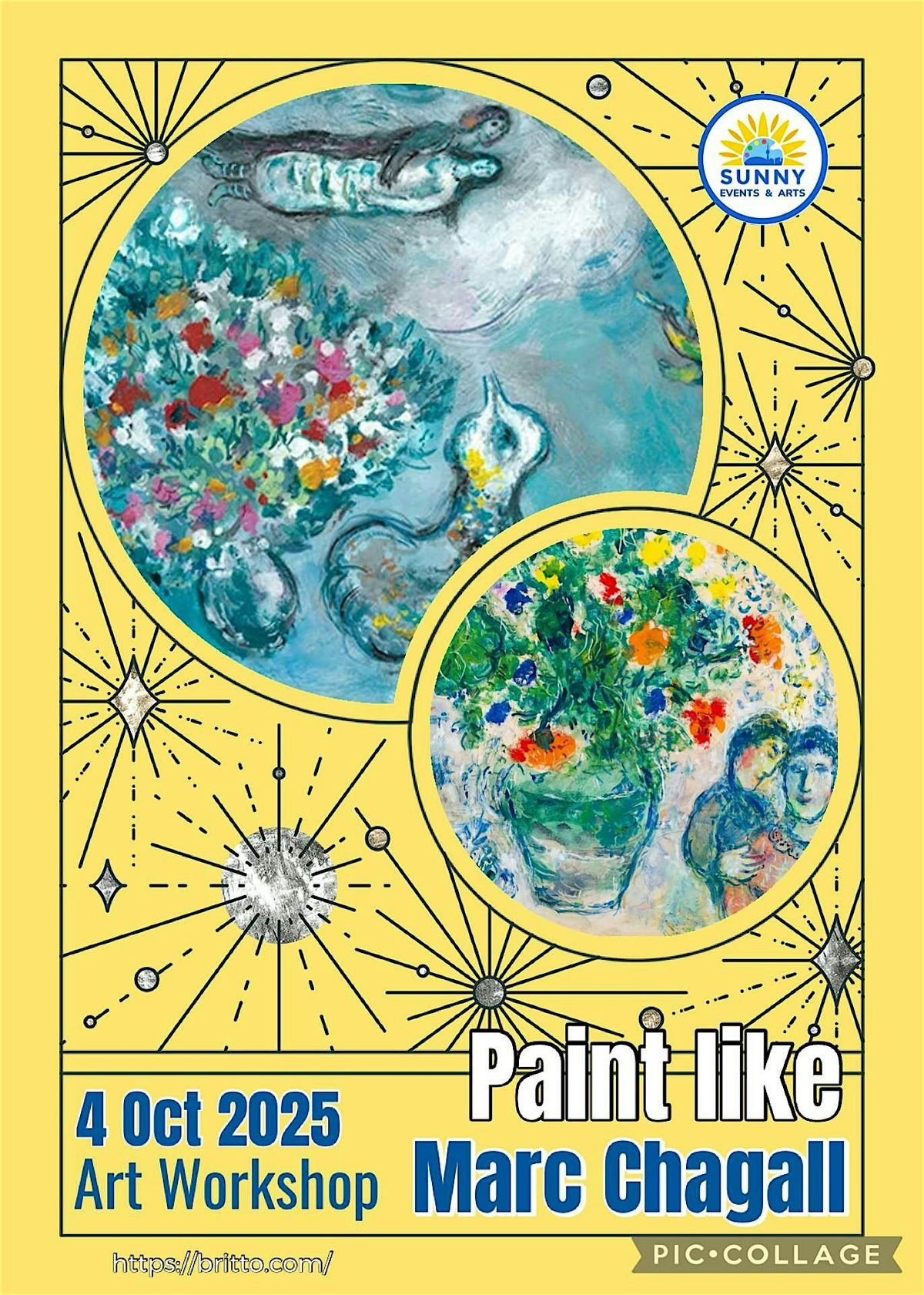 Art Workshop for adults Paint like Marc Chagall | Event in Newmarket | AllEvents