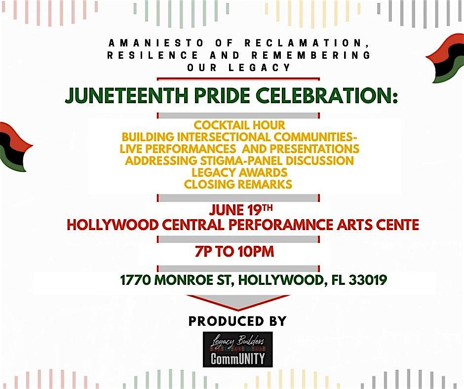 Juneteenth Pride Celebration: Hollywood Central Performing Arts Center, 19 June | Event in Hollywood | AllEvents