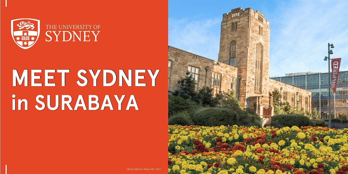 Meet Sydney in Surabaya, 30 August | Event in Kec. Tegalsari | AllEvents