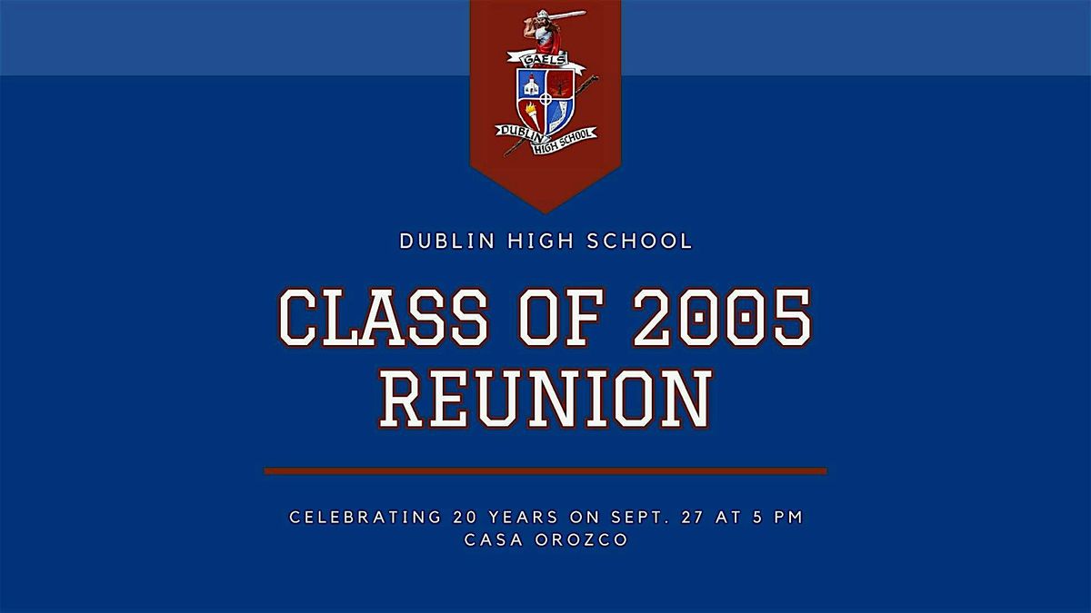 DHS 20 year Reunion, 27 September | Event in Dublin | AllEvents