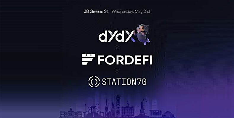 Institutional DeFi at Dusk w/ dYdX, Fordefi & Station70, 21 May | Event in New York | AllEvents