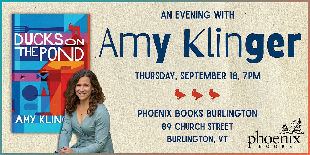 An Evening with Amy Klinger, 18 September | Event in Burlington | AllEvents