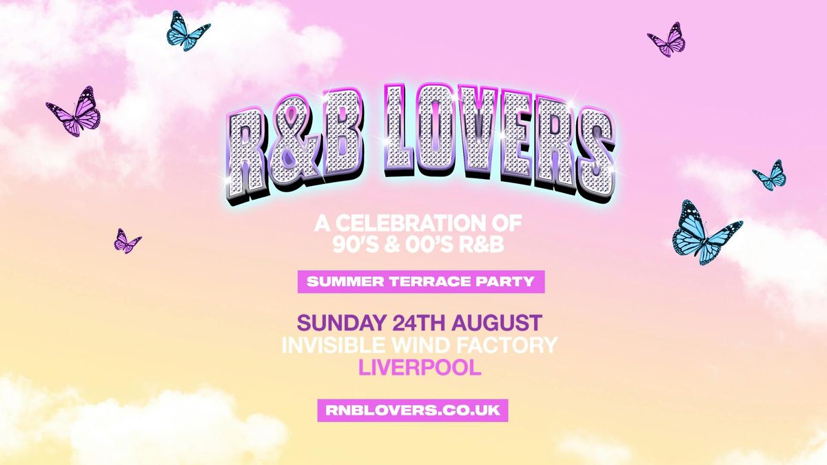 R&amp;B Outdoor Terrace Party - Saturday 24th August - Invisible Wind Factory [EXTRA DATE ADDED DUE TO HUGE DEMAND!], 24 August