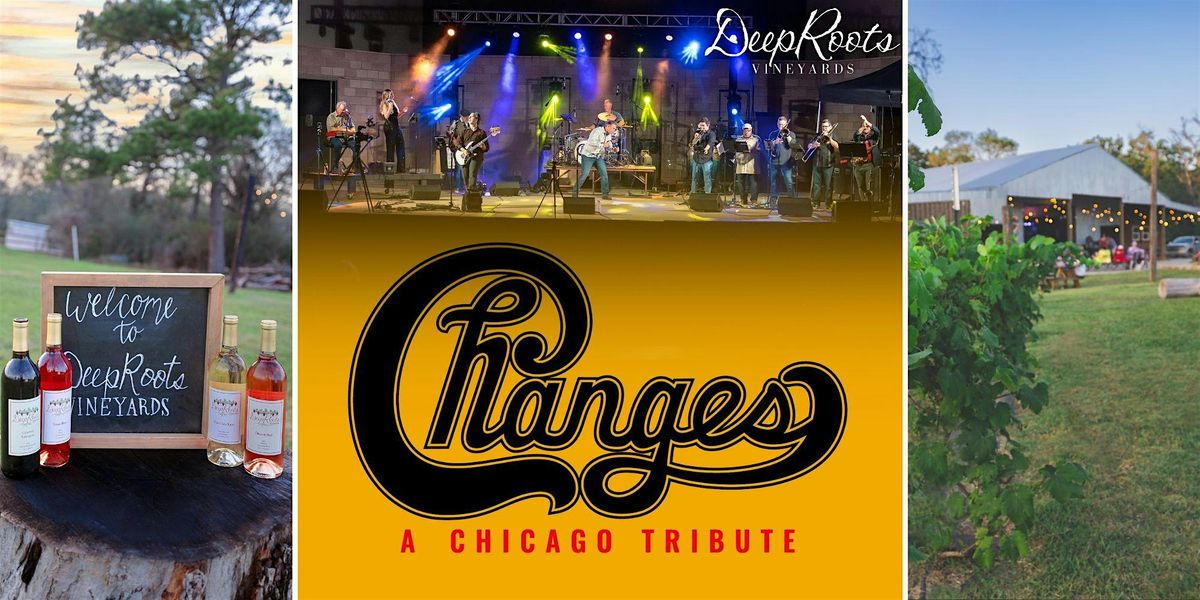 CHICAGO TRIBUTE by CHANGES |DeepRoots Vineyards | TX wine & craft beer, 18 October | Event in Plantersville
