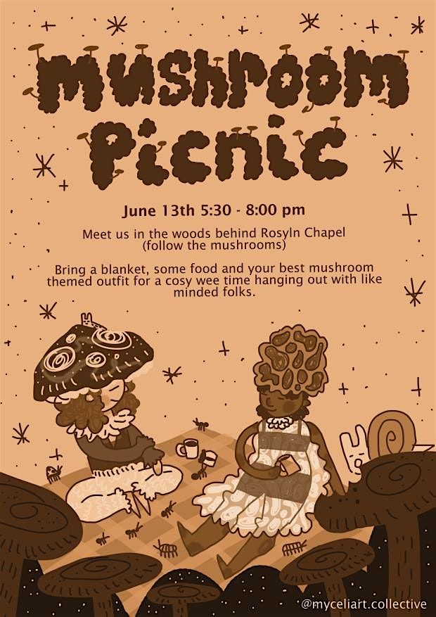 Mushroom Picnic, 13 June | Event in Roslin | AllEvents