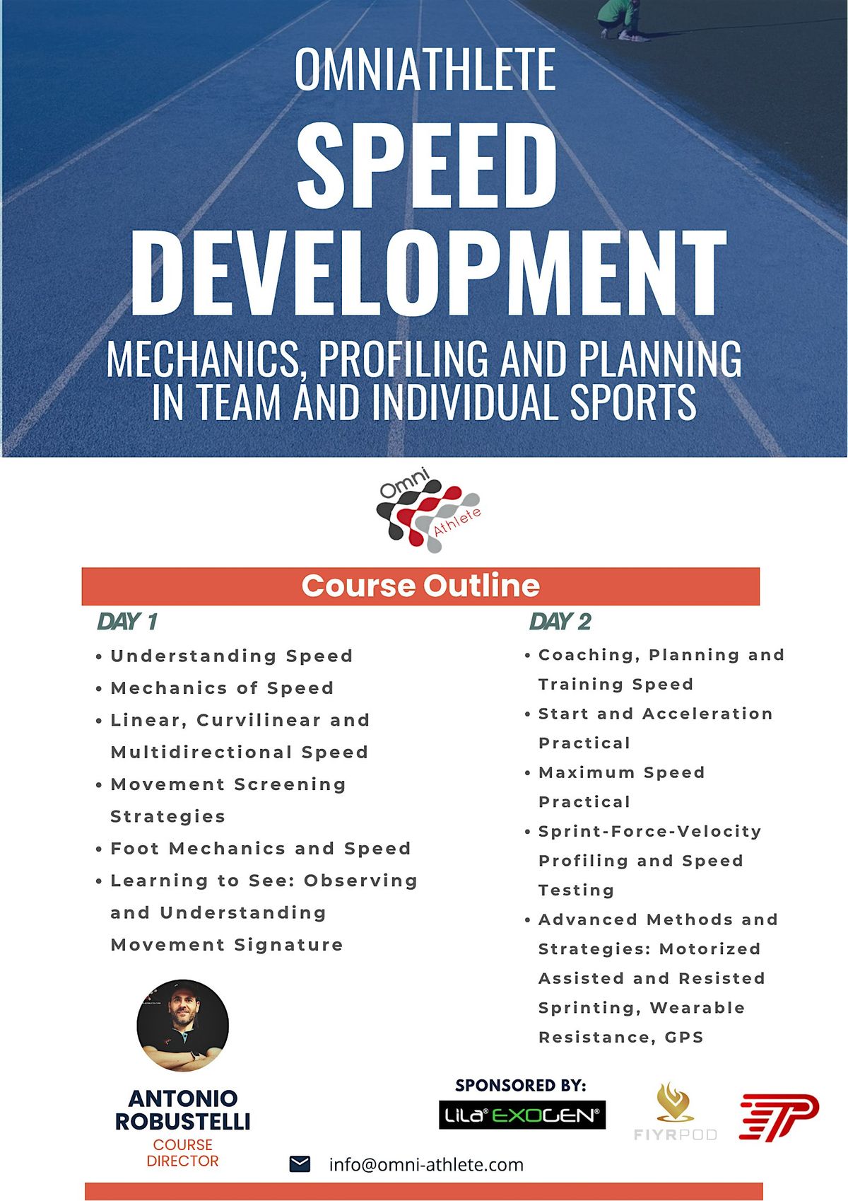 Omniathlete Speed Development Workshop - PERUGIA, 25 October | Event in Perugia | AllEvents