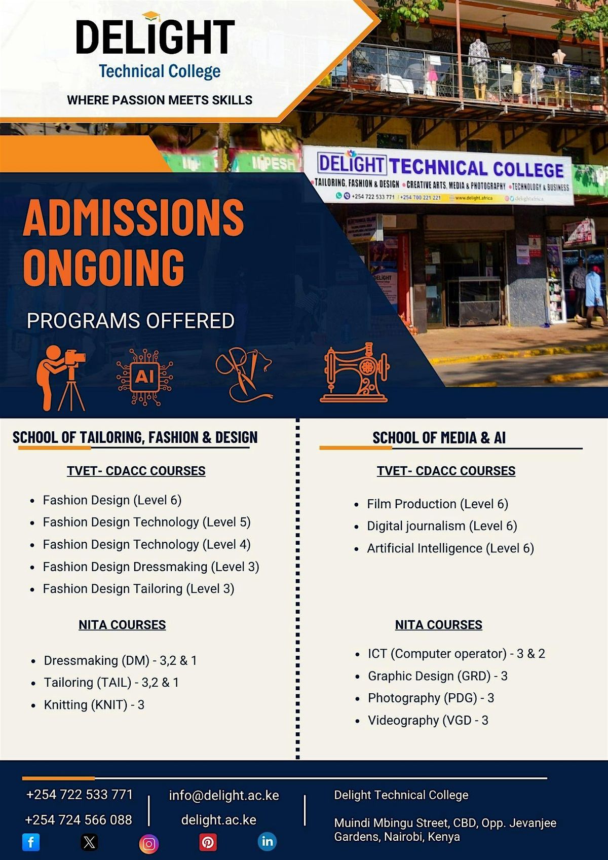 Delight NITA & TVET-CDACC Courses, 27 August | Event in Nairobi, Kenya | AllEvents