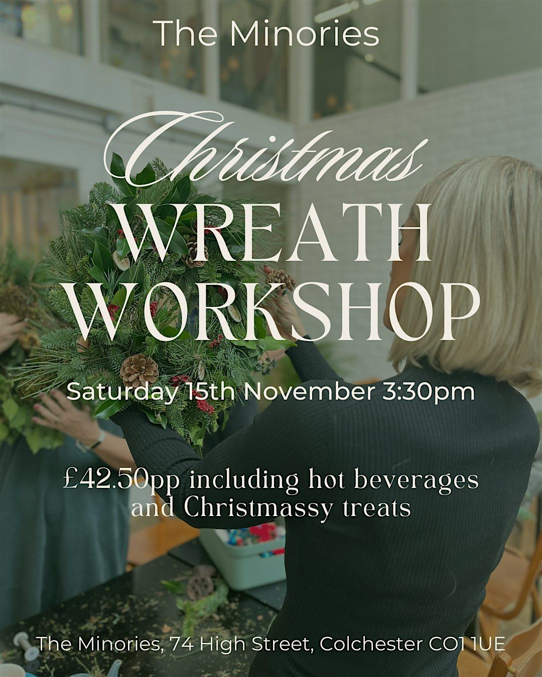 Christmas Wreath Making Workshop, 15 November | Event in Colchester | AllEvents