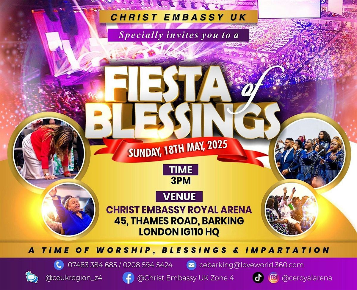 Fiesta of Blessings, 18 May | Event in Barking | AllEvents