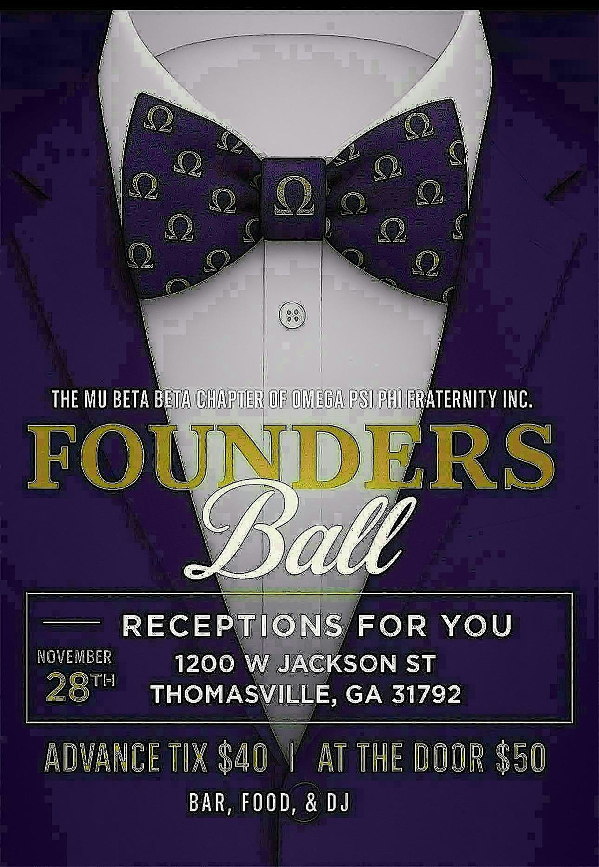 The Mu Beta Beta Chapter Founders Ball, 28 November | Event in Thomasville | AllEvents