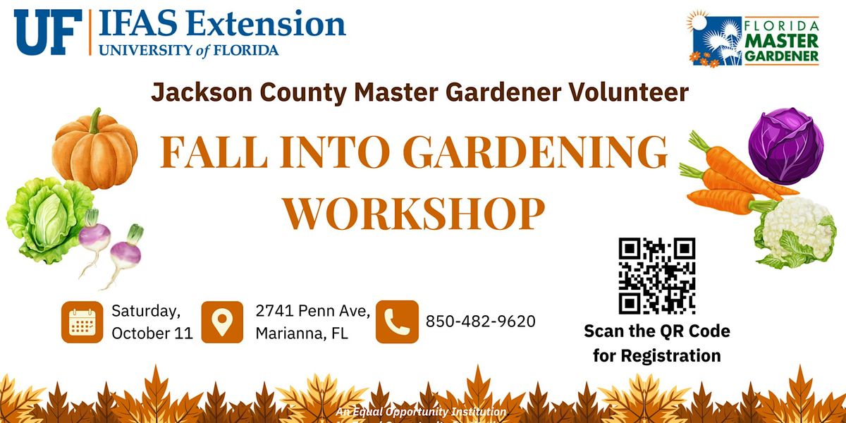 Fall Into Gardening Workshop, 11 October | Event in Marianna | AllEvents