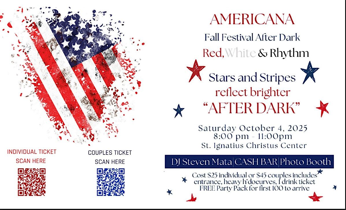 Americana - Red, White & Rhythm After-Dark Party, 4 October | Event in Spring | AllEvents