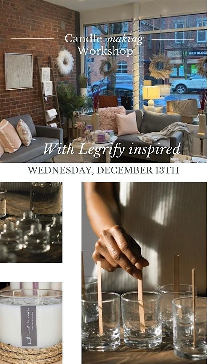 House of Char x Legrify Inspired: Sip & Pour Candle Making Night, 17 September | Event in Shelton | AllEvents