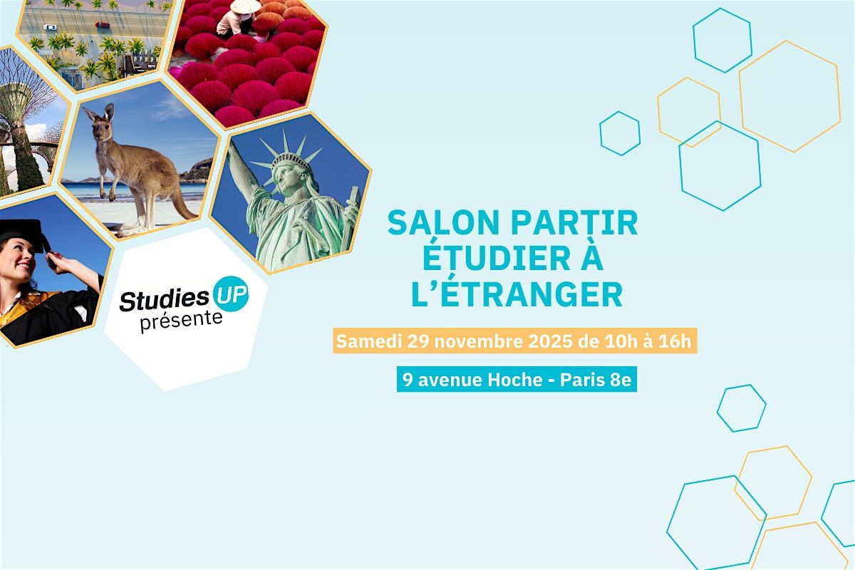Le Salon StudiesUP : Partir étudier à l'étranger, 29 November | Event in Paris | AllEvents
