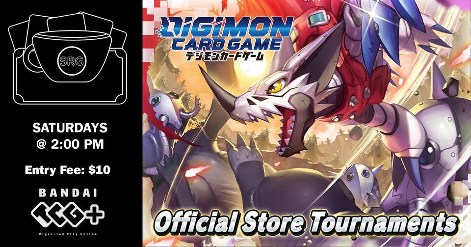 [DIGIMON] Weekly Store Tournaments, Silk Road Gaming, New York