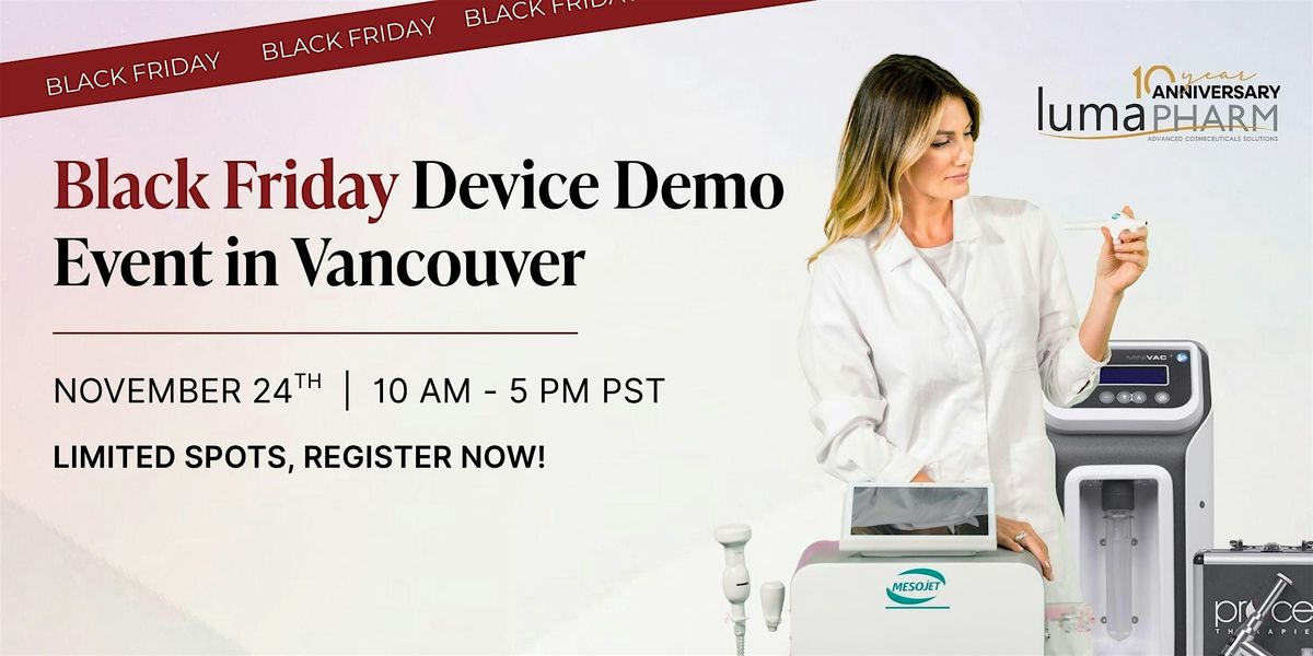 Black Friday Device Demo Event and Offers in Vancouver, 24 November | Event in Burnaby | AllEvents
