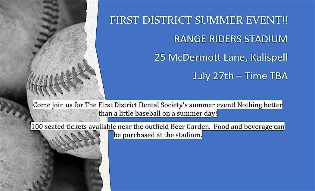 Range Riders Stadium 2025 First District Summer Party - RANGE RIDERS STADIUM, 25 McDermott ...