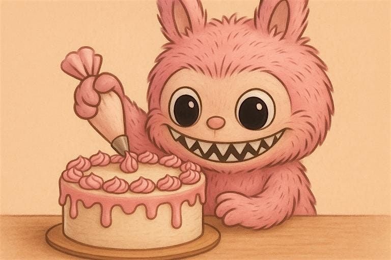 Labubu-ttercream: LABUBU Cake Decorating Class in Dallas + Pancakes, 23 August | Event in Dallas | AllEvents