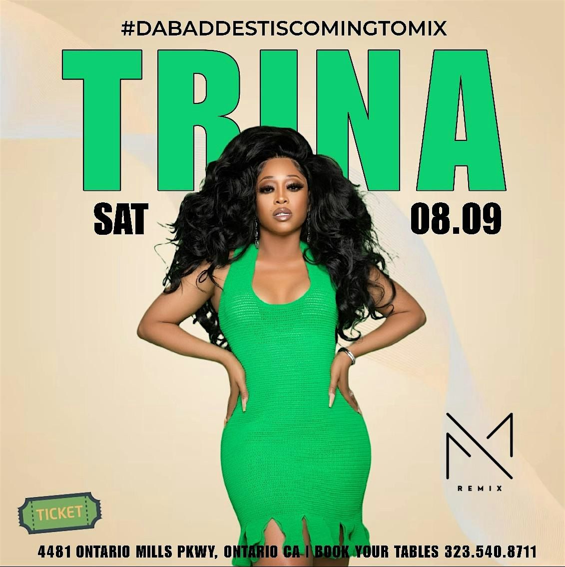 TRINA is hosting the Mix Champagne Lounge, 9 August | Event in Ontario | AllEvents