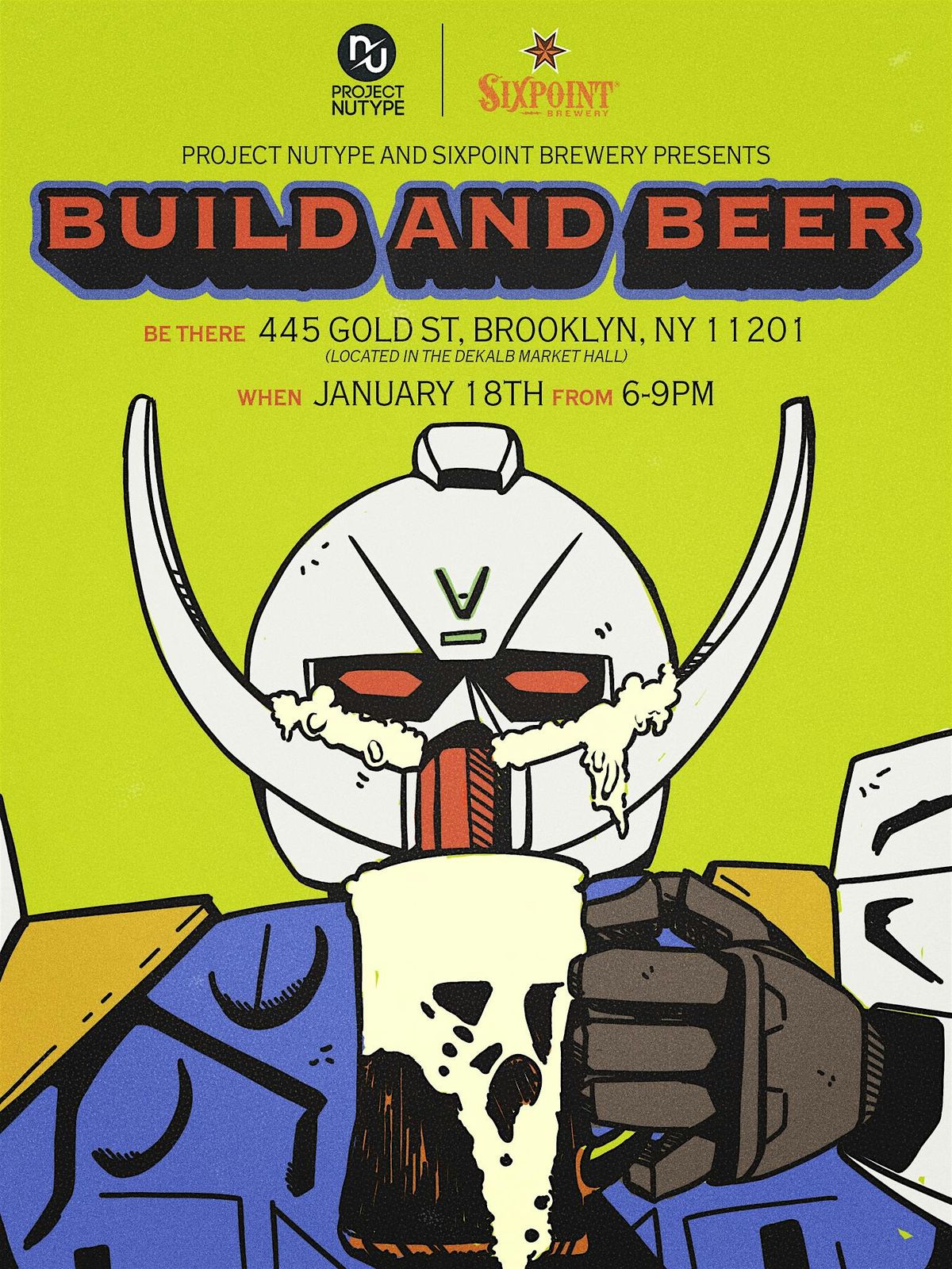 Beer and Build Night @ The Sixpoint Brewery | Event in Brooklyn | AllEvents