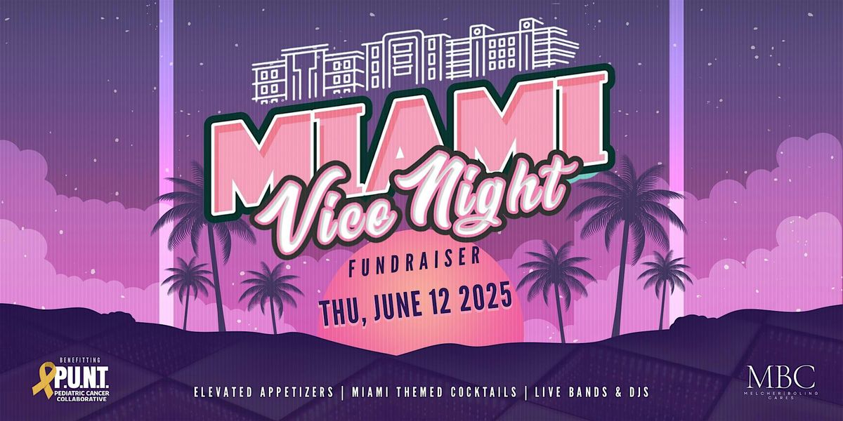 Miami Vice Night Fundraiser, 12 June | Event in Buffalo | AllEvents